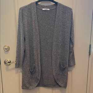 Pink Rose Women's Heather Gray Cardigan